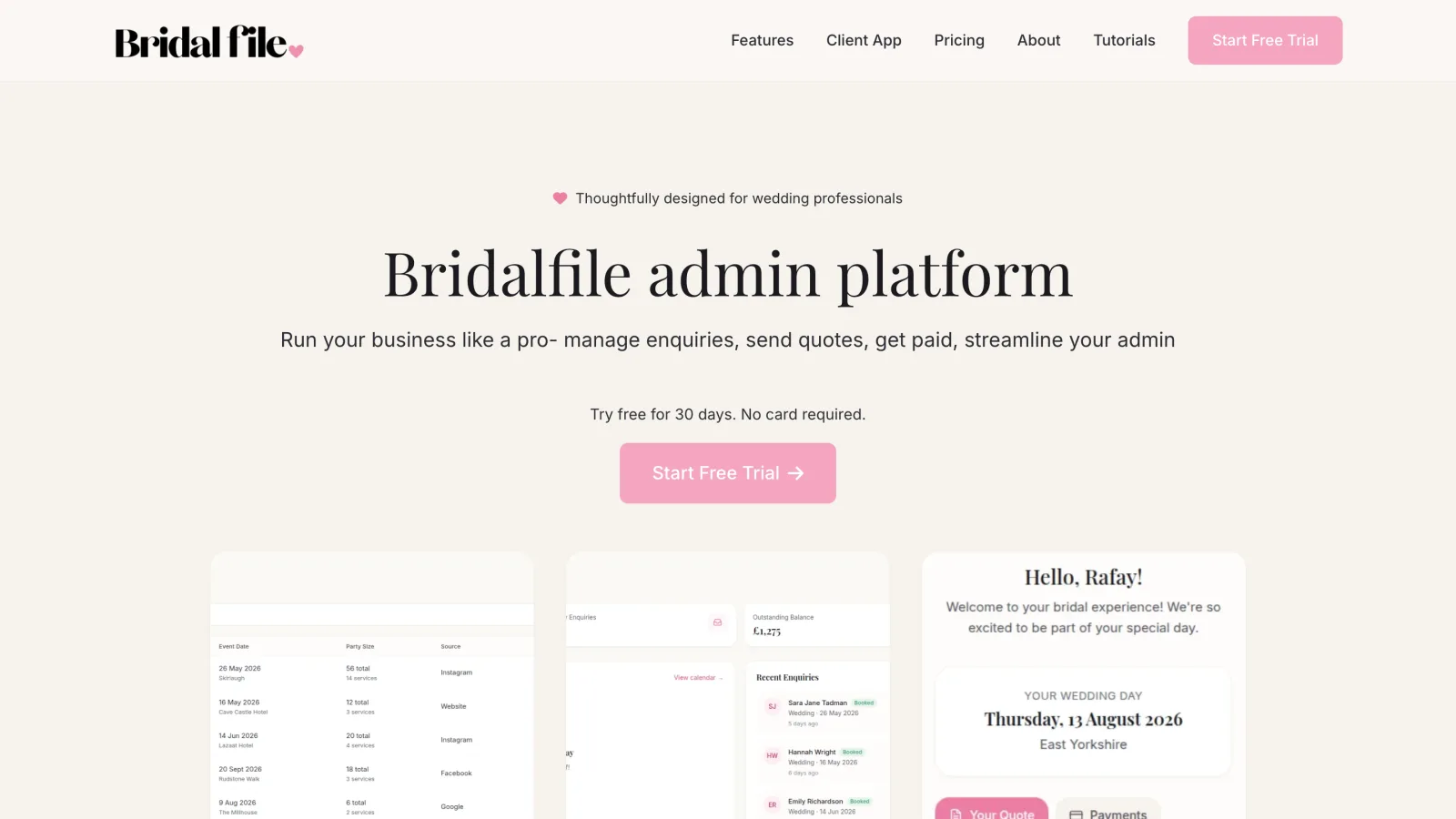 Bridal File