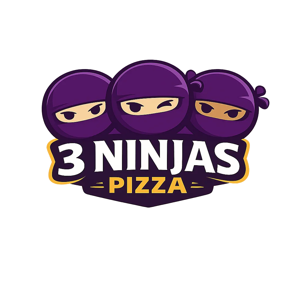 Screenshot of the 3 Ninjas Pizza website
